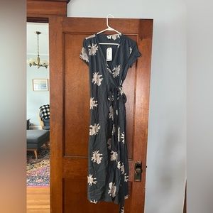 Roxy District Day Short Sleeve Maxi Dress